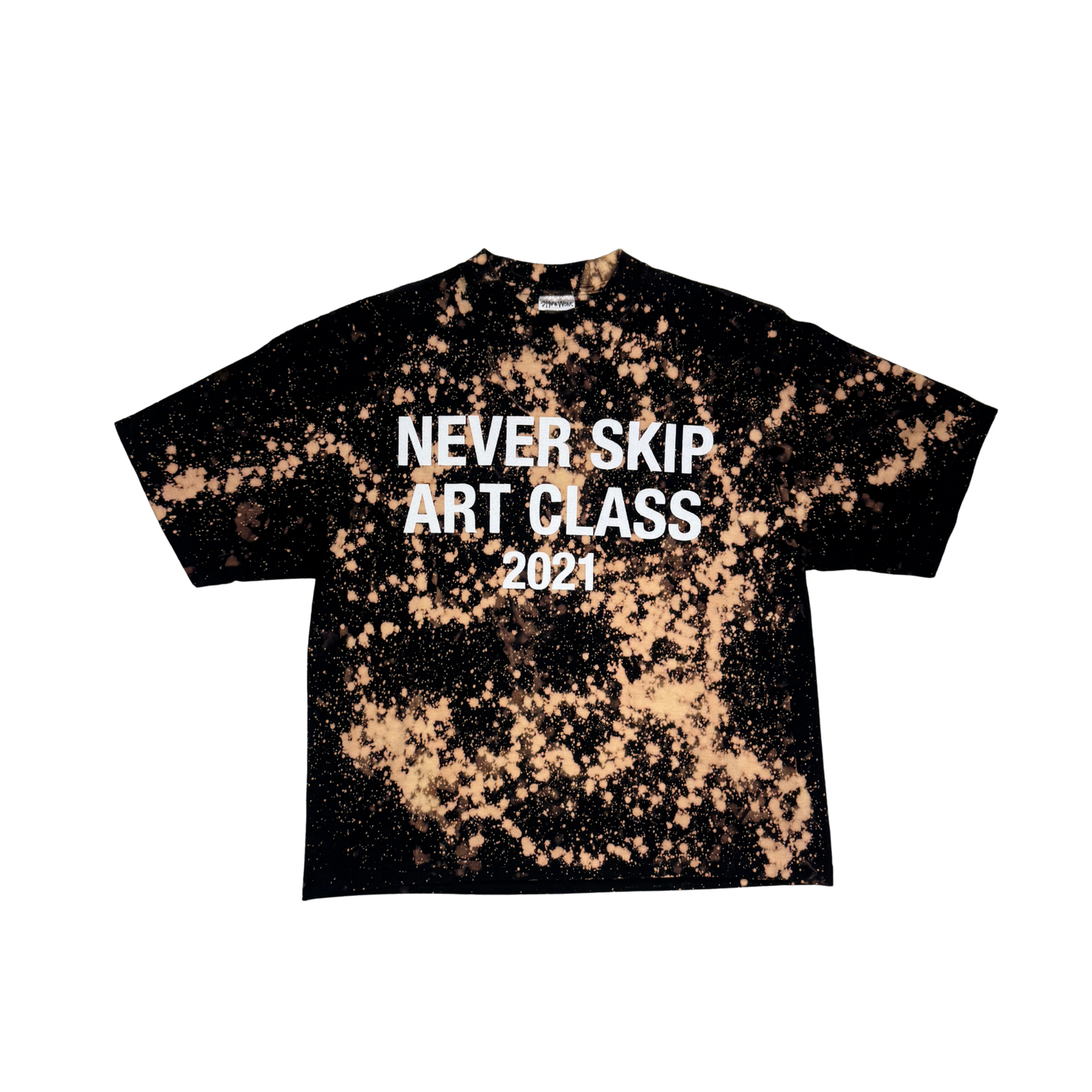 FLY PURPOSE NEVER SKIP ART CLASS BUSSDOWN-Shirt (Black/White)