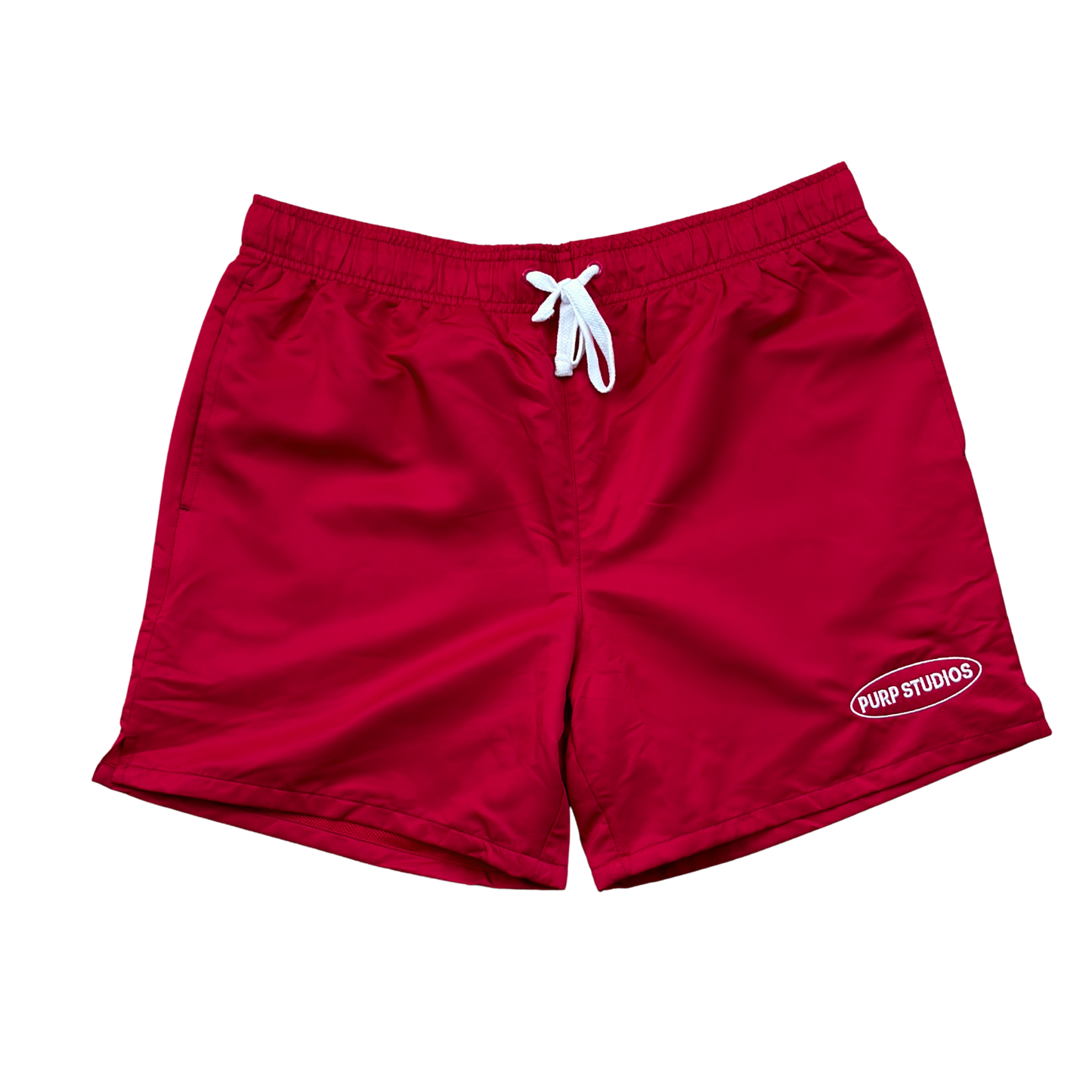PURP STUDIOS RUNNING SHORTS (Deep Red)
