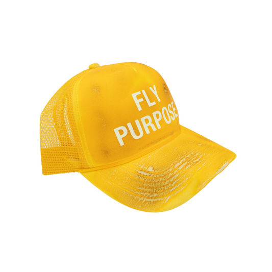 FLY PURPOSE BUSSDOWN  Hat Denim Yellow