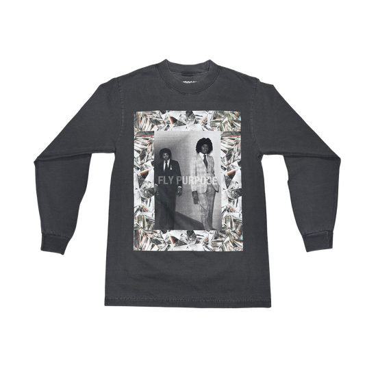 FLY PURPOSE MJ & Joe Jackson Long Sleeve Shirt (Smoke Grey)