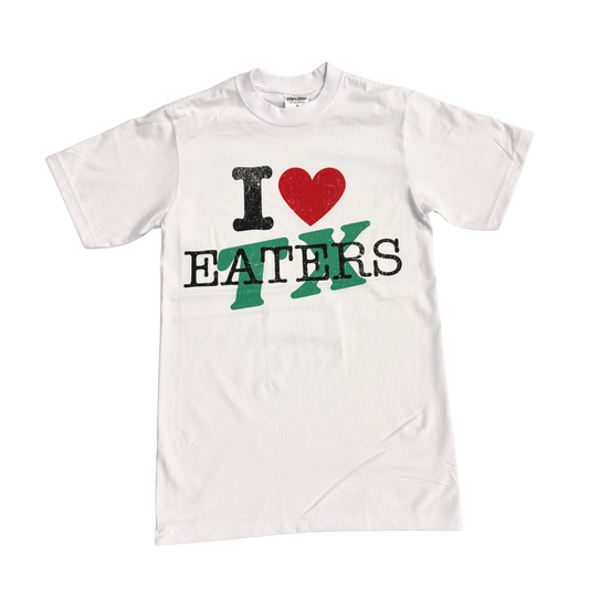 FLY PURPOSE I ❤️ EATERS TX TEE (White/Black/Green)