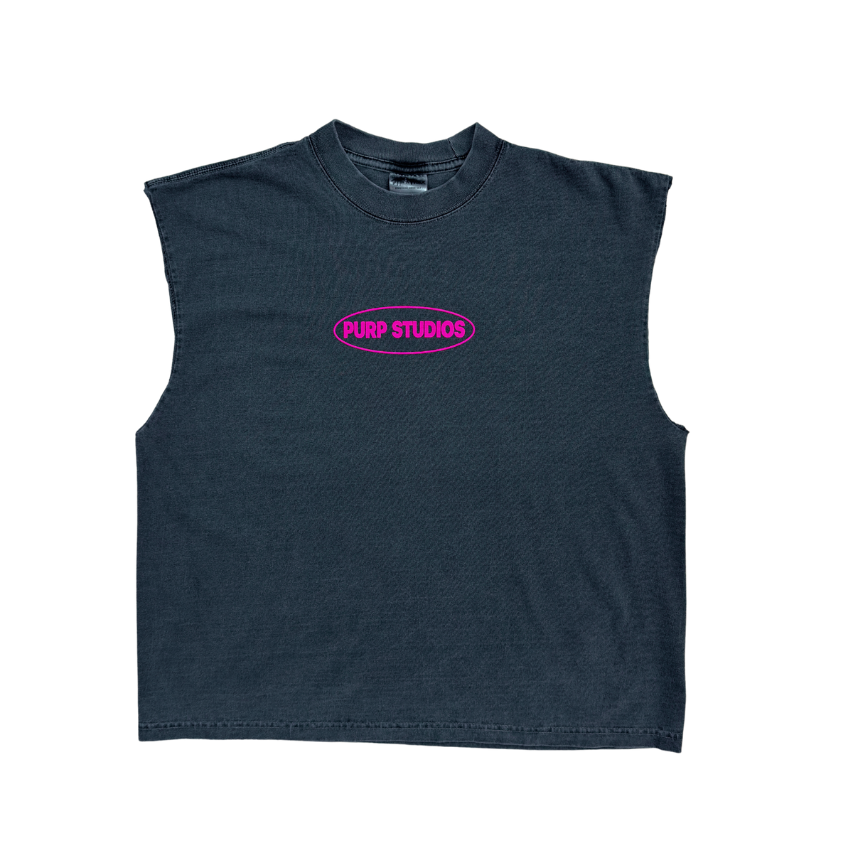 PURP STUDIOS BELIEVE IN YOURSELF BLACK GIRL VEST (Smoke Grey/Pink)