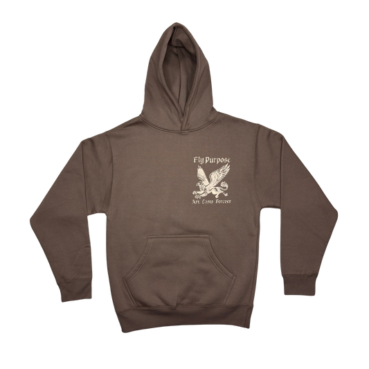 FLY PURPOSE GRIFFIN HOODIE (Brown/Cream)