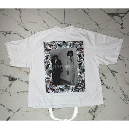 FLY PURPOSE Joe Jackson T-Shirt (White)