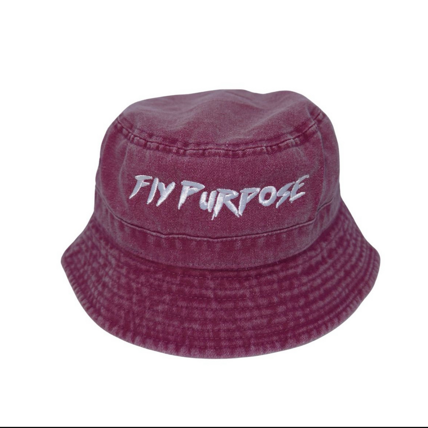 FLY PURPOSE Bucket Hat BURGUNDY MERLOT